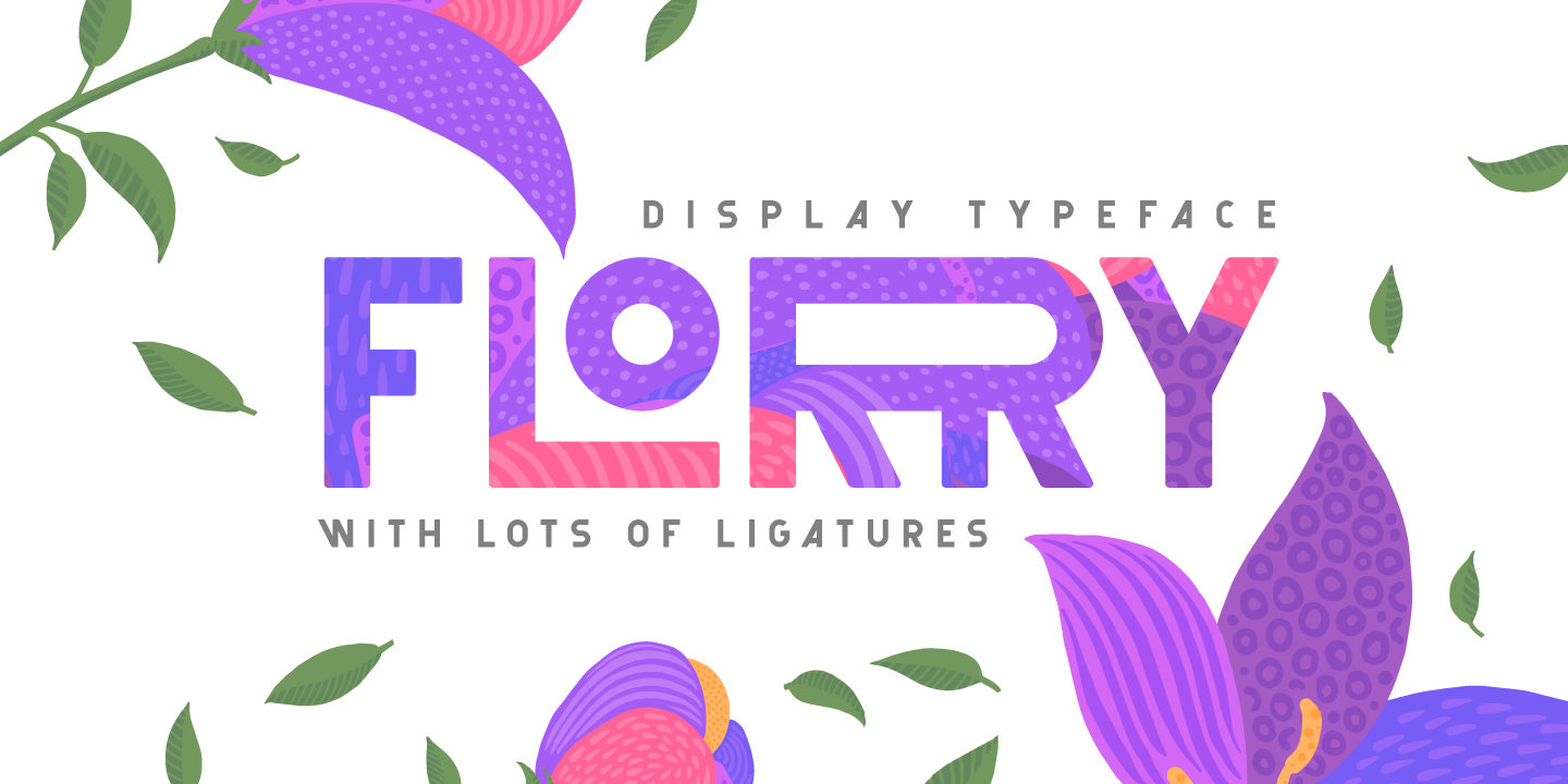 Шрифт Florry